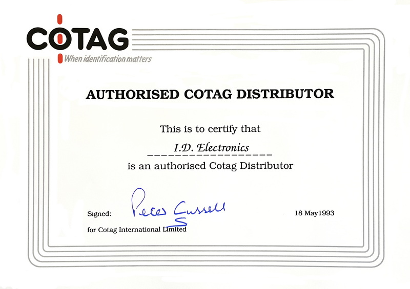 kontrola dostępu Cotag w IDE
