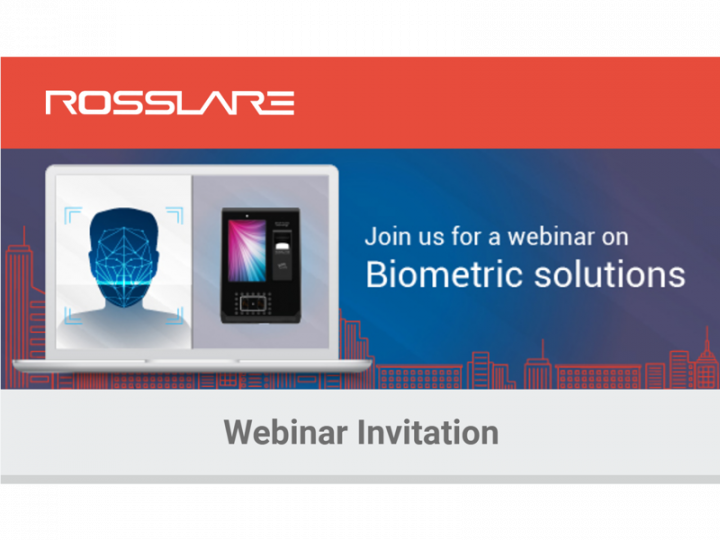 Webinarium biometryczna kontrola dostępu Rosslare w ID Electronics (IDE)